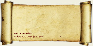 Emilija Tošović vizit kartica